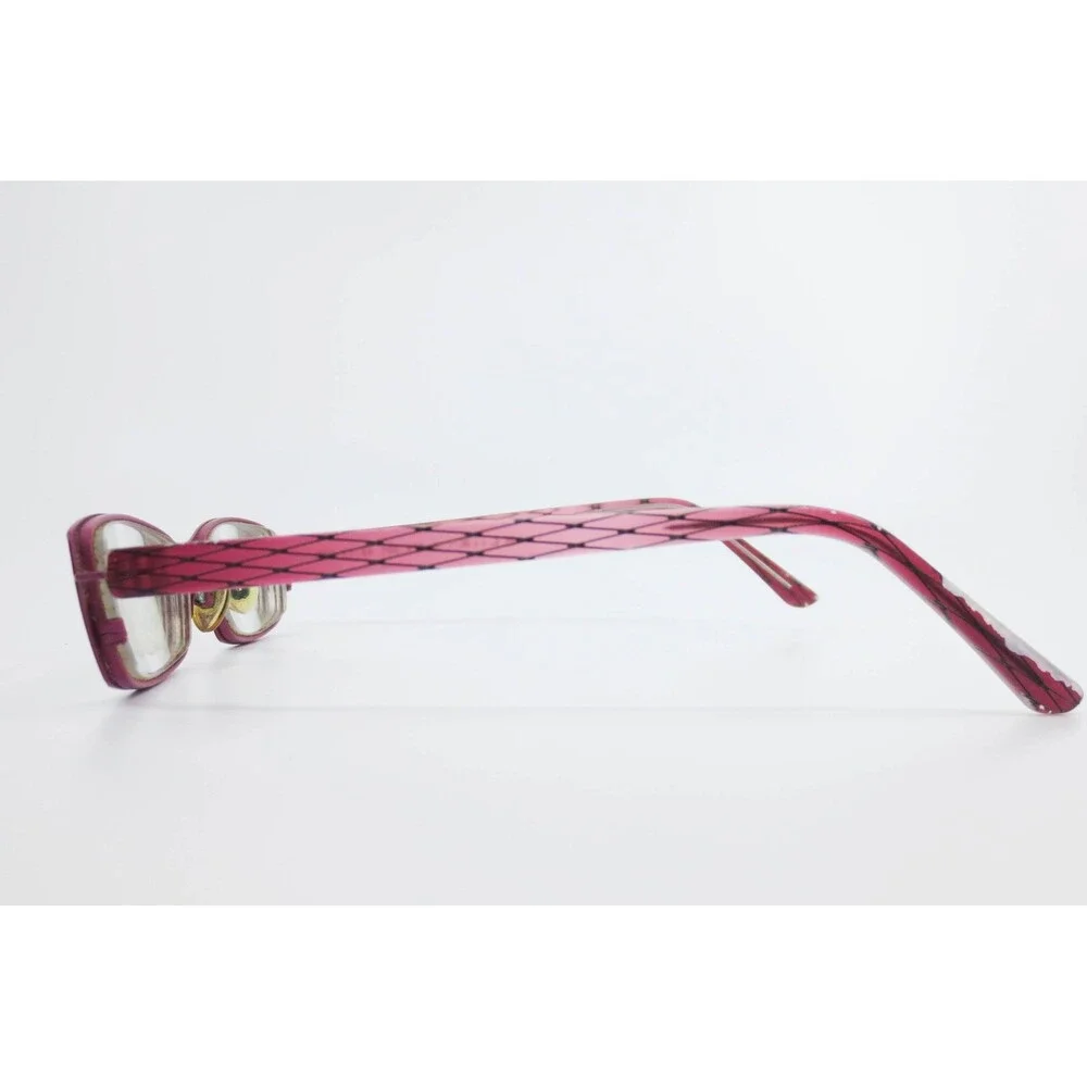 Kliik Denmark K-474 201 Purple Pink Lattice Rectangular Eyeglass Frames